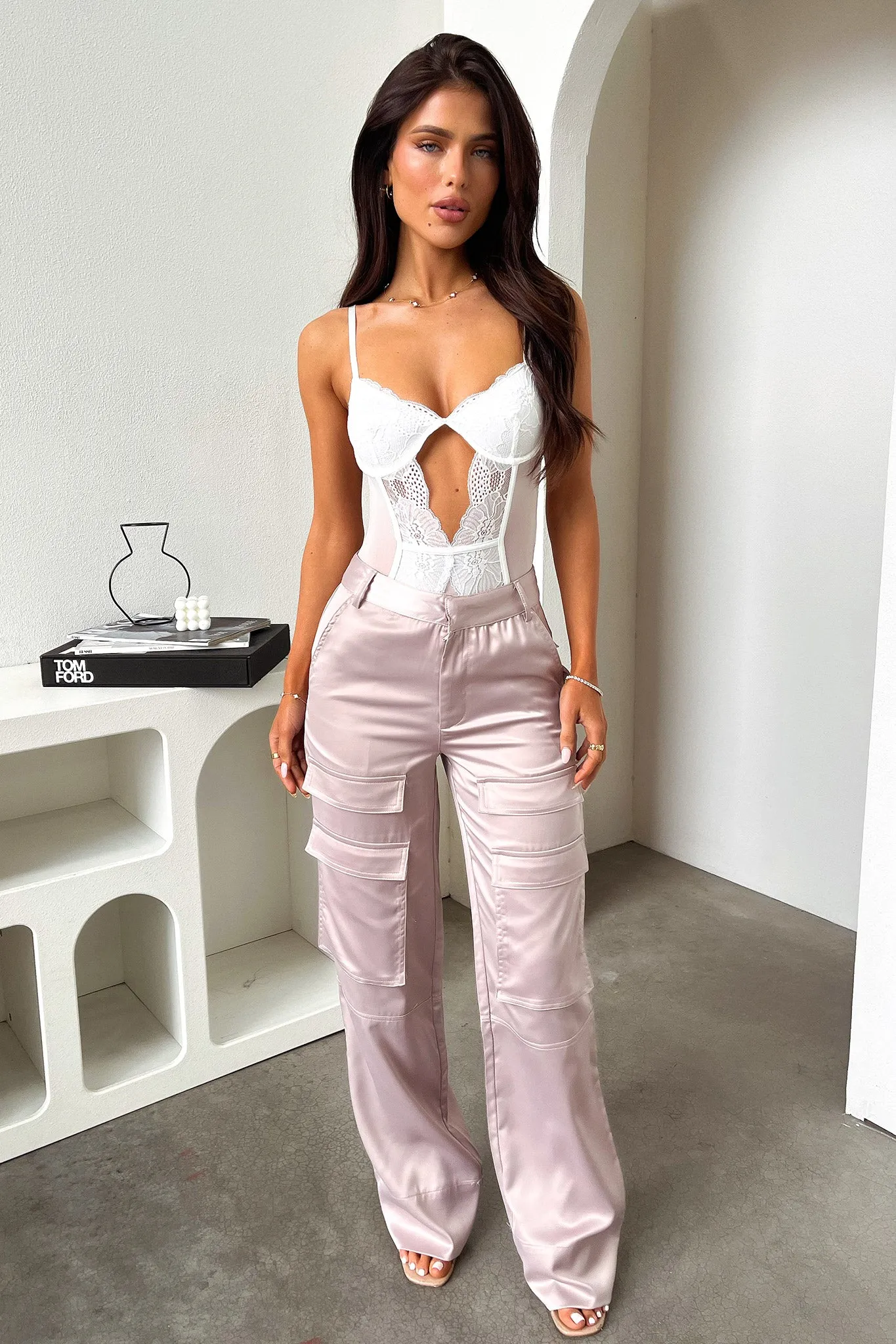 Sophia Pants - Beige Relaxed Style