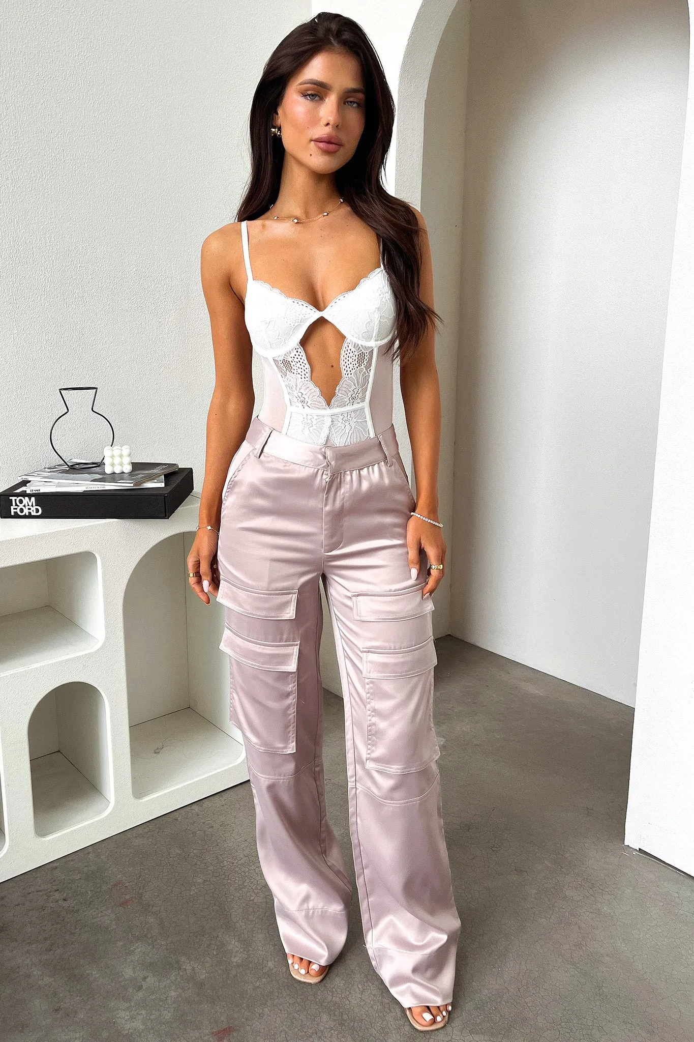 Sophia Pants - Beige Relaxed Style