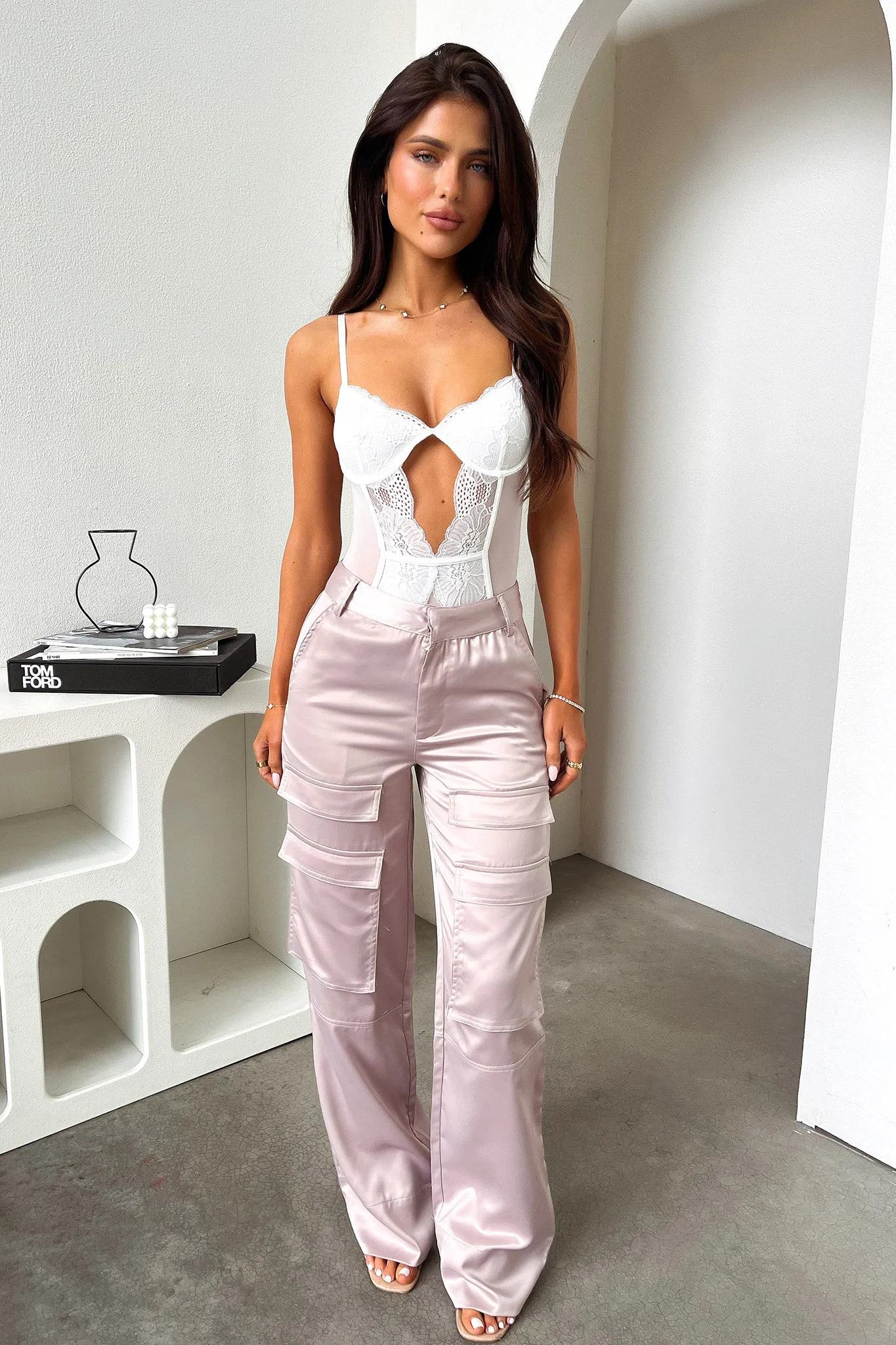 Sophia Pants - Beige Relaxed Style