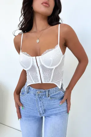 Spencer Bustier - White stealth