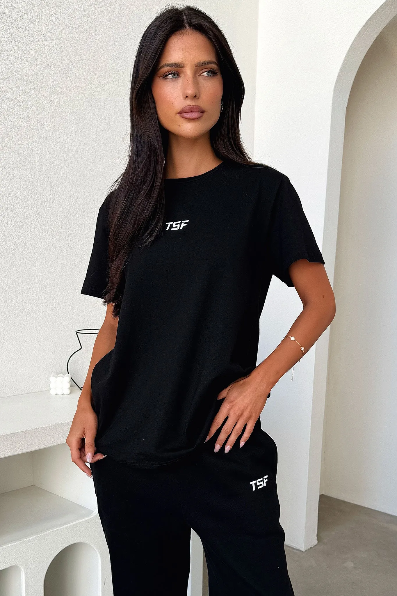 Street Flow Kaztek Oversized Tee - Black