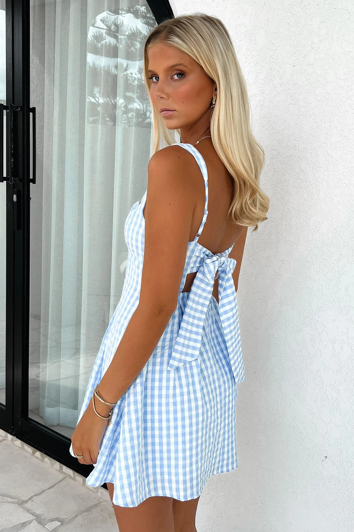 Street Glow Bransley Dress - Blue/White