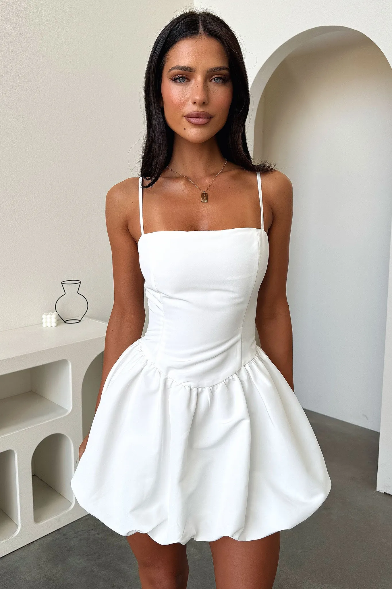 Street Style Albin Dress - White