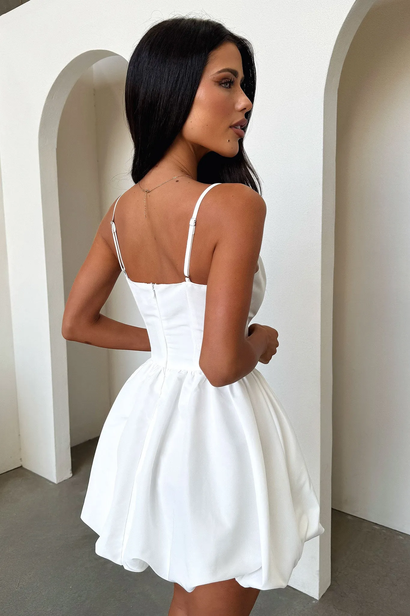 Street Style Albin Dress - White