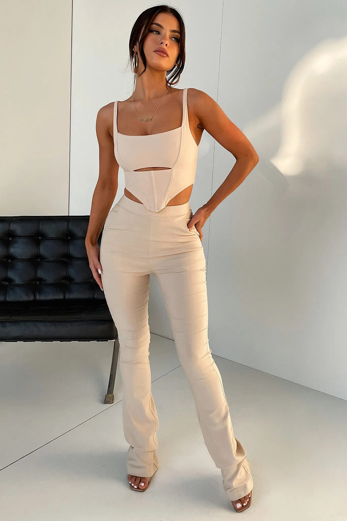Arabell Pants - Beige Quick Flex