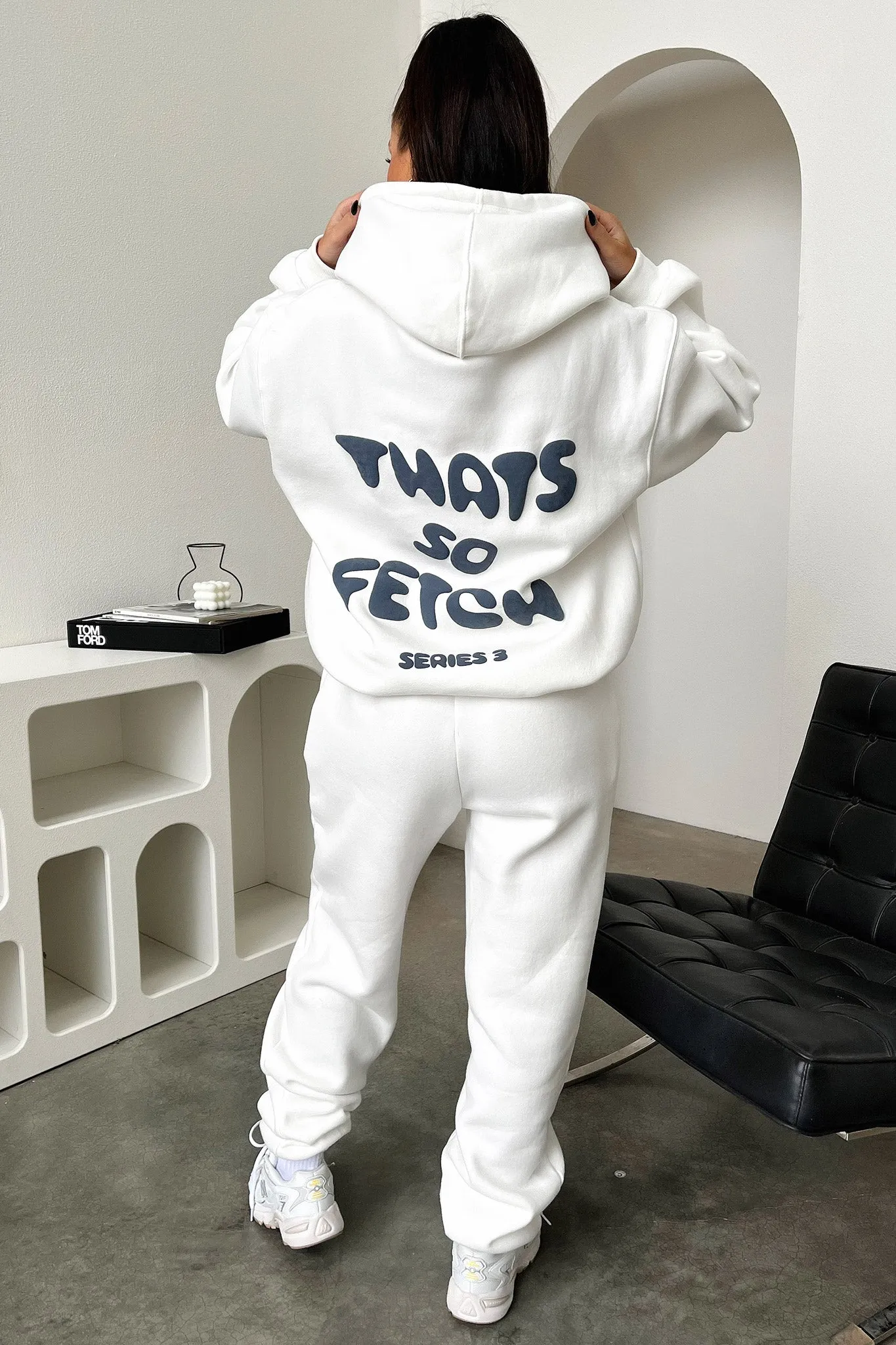 Stretchy Waist Series 3 Sweatpants - White