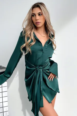 Alexa Dress - Emerald Scene Beat Playful youthful dress