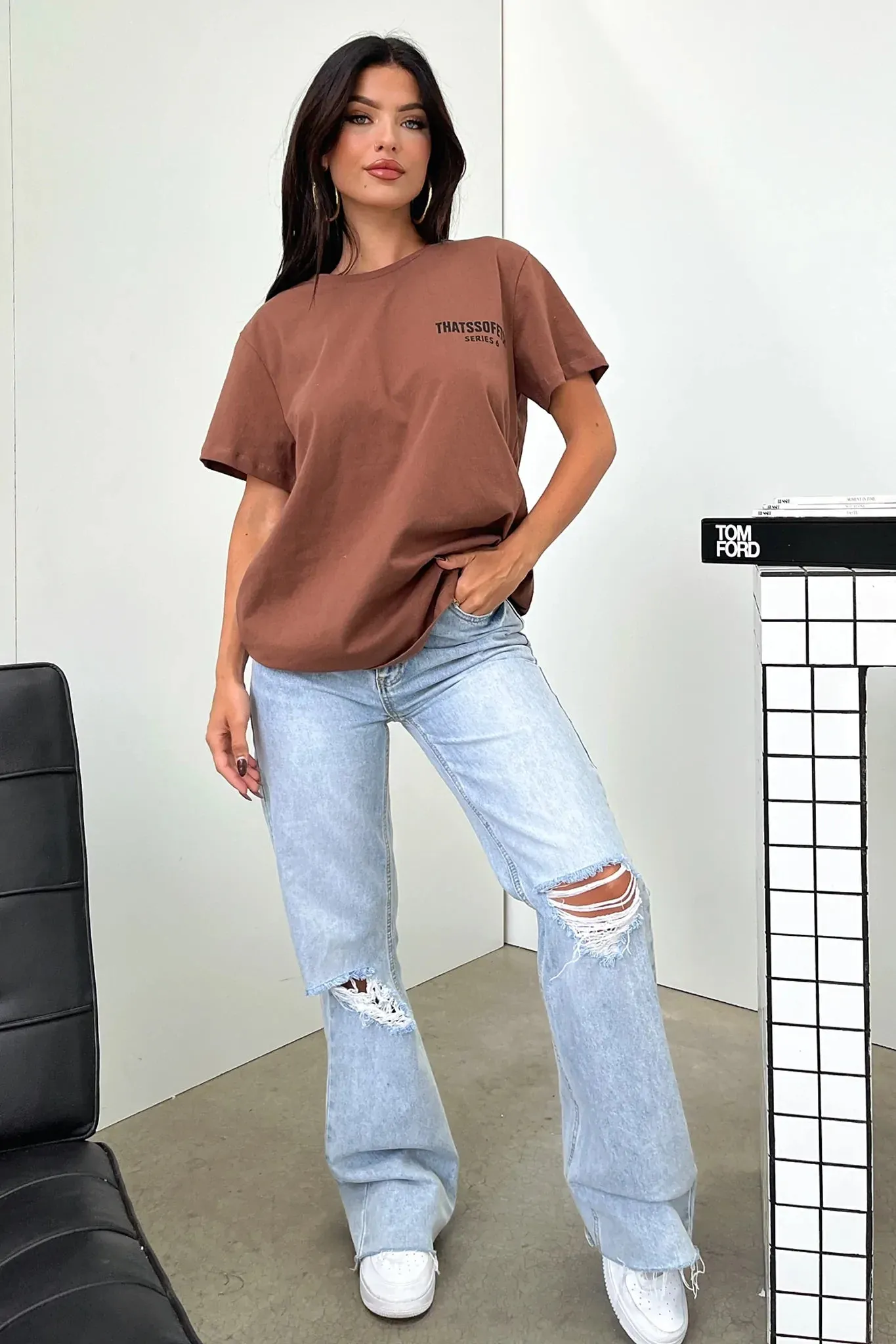 Style Icon Series 6 Tee - Brown