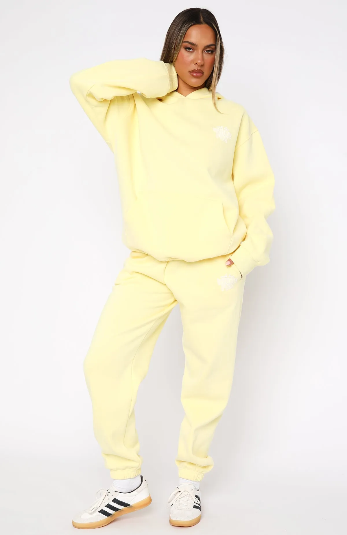 Stylish Cut With Love Always Sweatpants Lemon