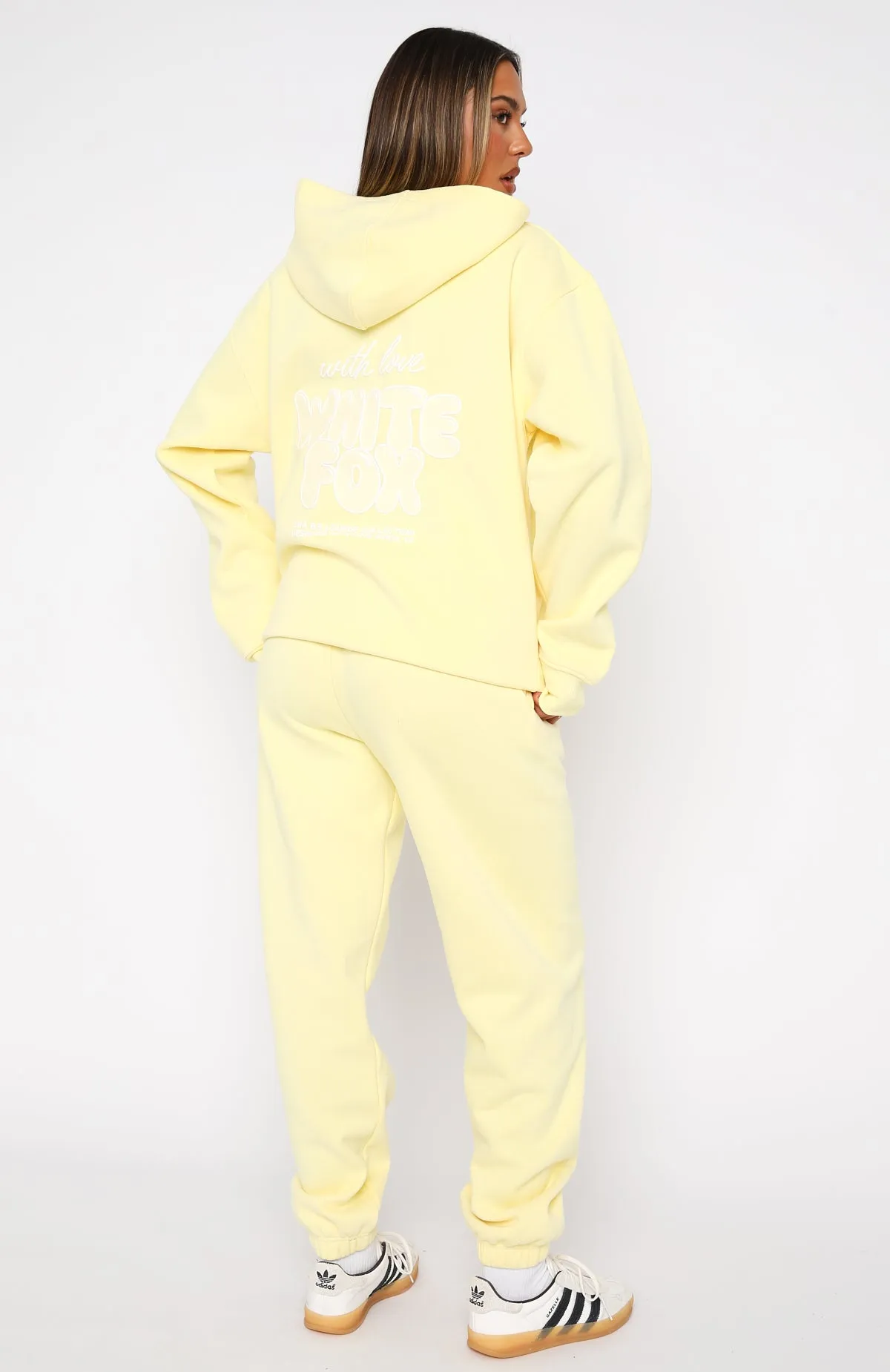 Stylish Cut With Love Always Sweatpants Lemon