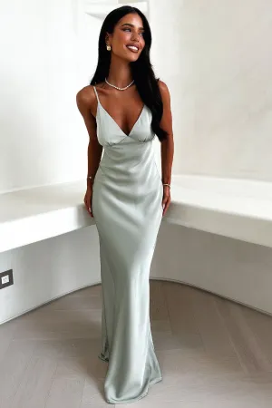 Sabilla Maxi Dress - Sage Relaxed outdoor dress Limited-Edition