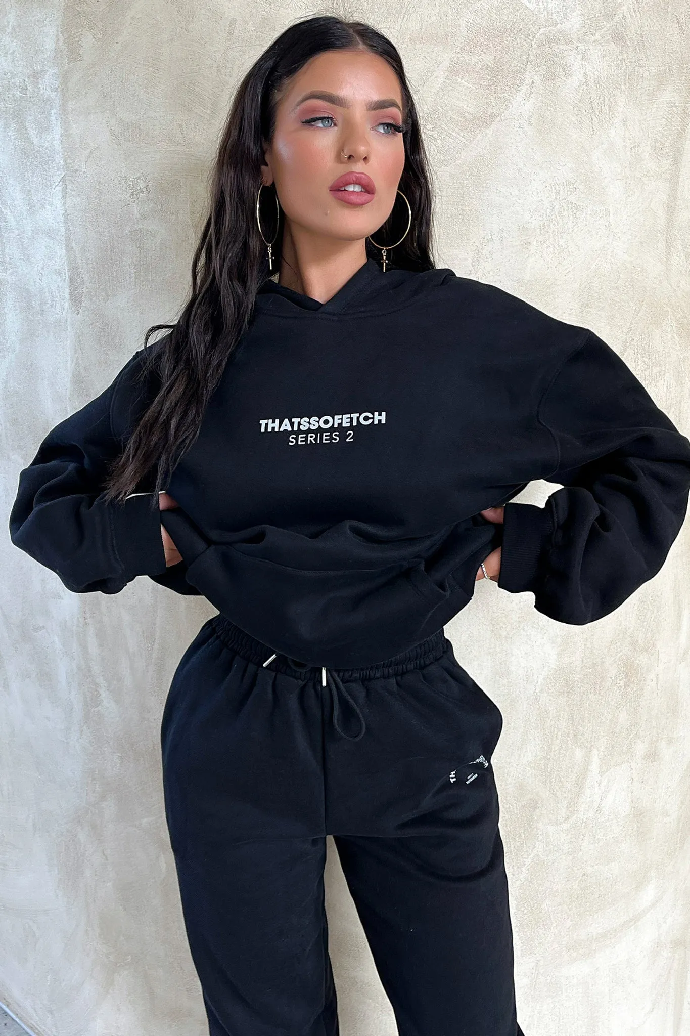 Series 2 Hoodie - Black Home friendly Beach Cover