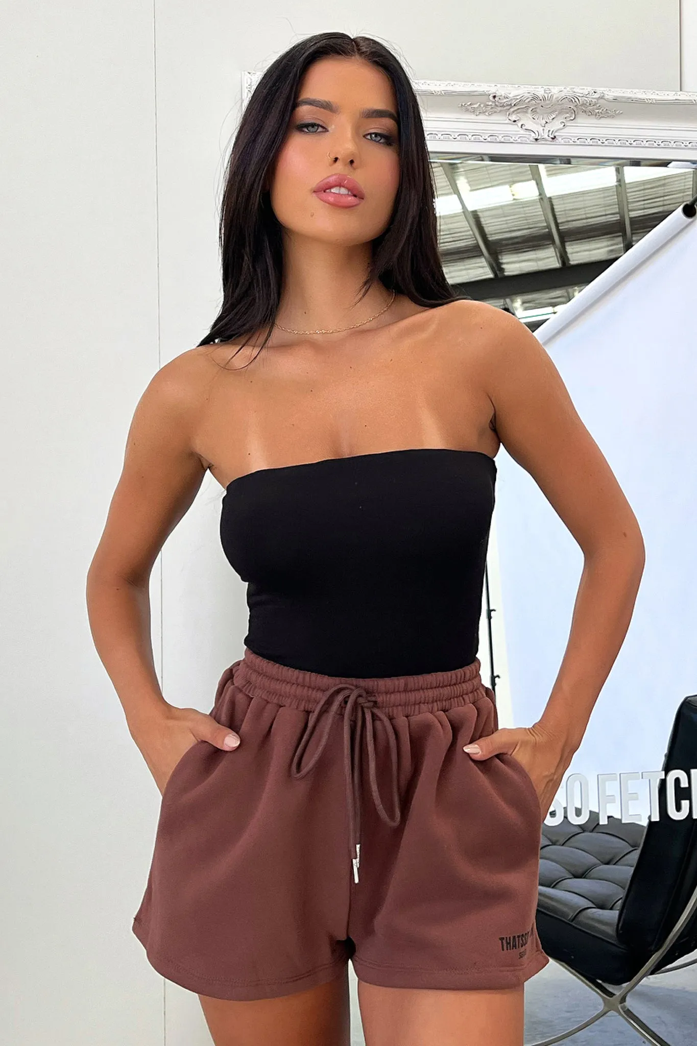 Stylish Silhouette Series 6 Shorts - Brown