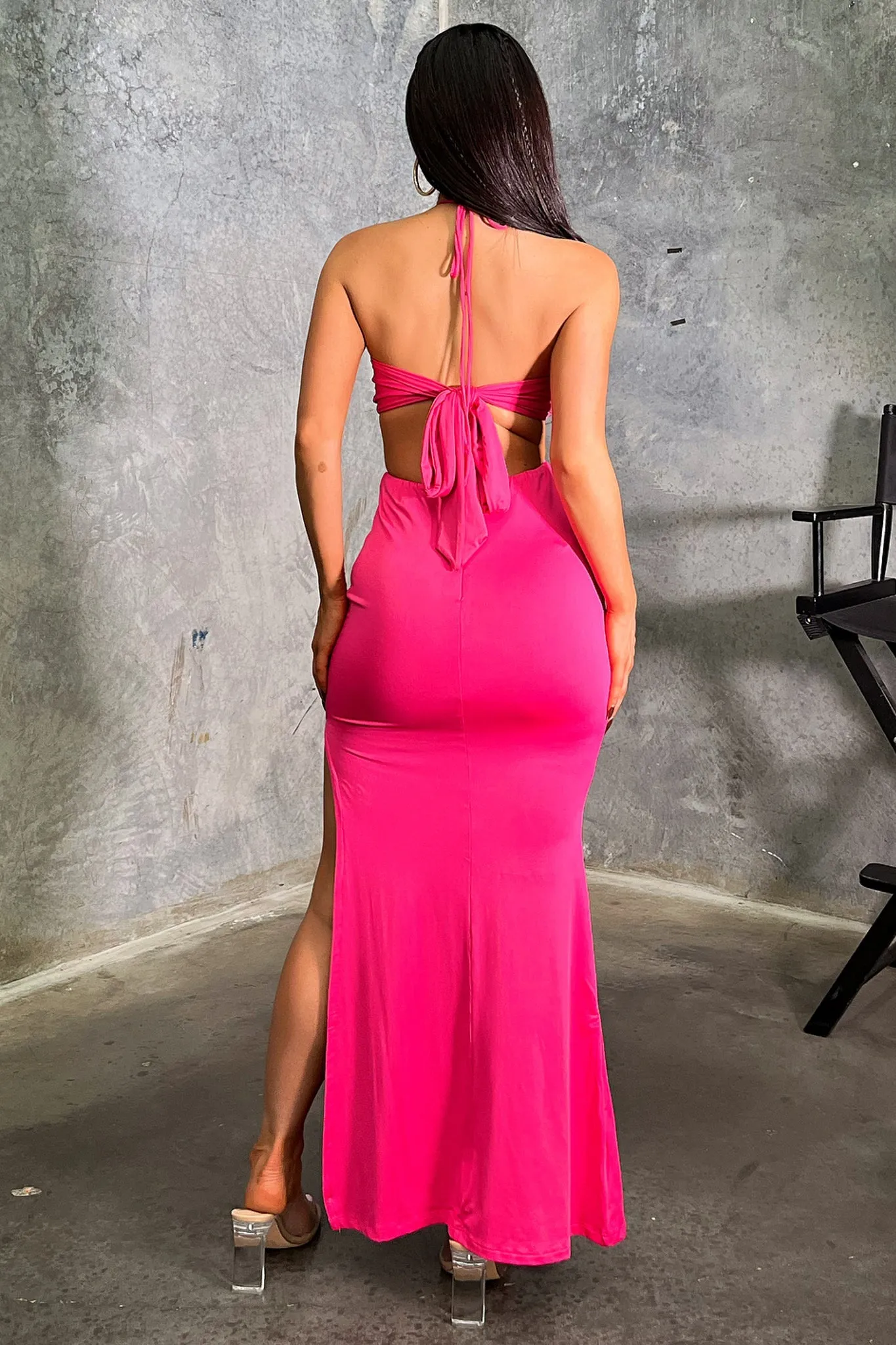 summer breeze Kaila Maxi Dress - Hot Pink
