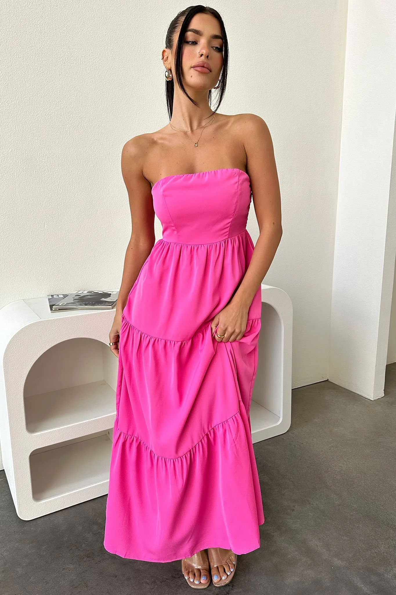 Sweet Trends Hailey Maxi Dress - Pink