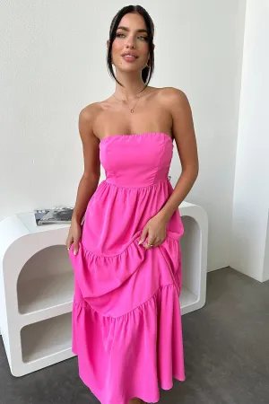 Hailey Maxi Dress - Pink old town casual beachwear