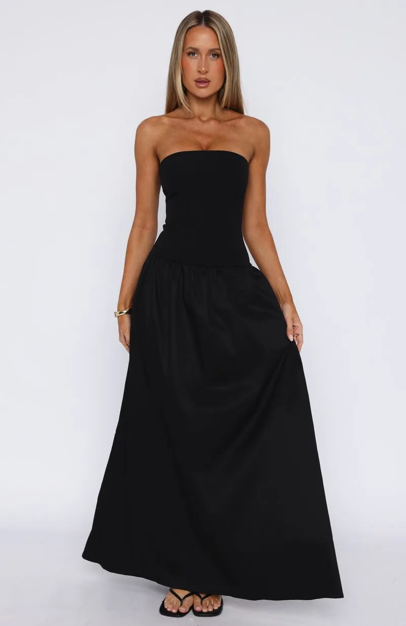 Take Back Maxi Dress Black Chocolate Tone