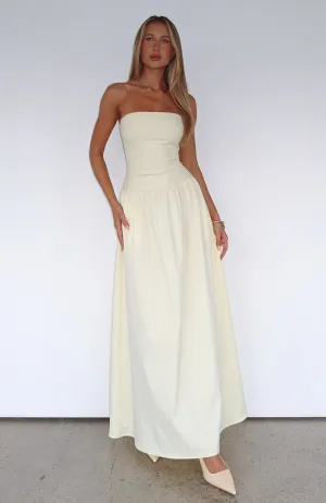 Take Back Maxi Dress Lemon Quick Fit Practical work-to-play piece