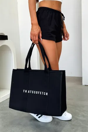 High-quality carry bag Premium travel bag Xenia Large Tote Bag - Black