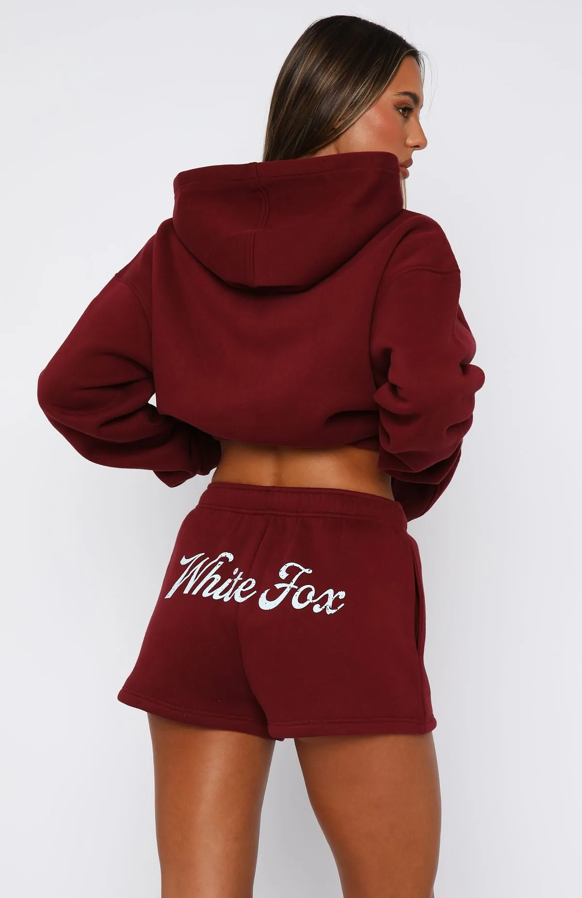 The Good Life Lounge Shorts Burgundy Moisture wicking
