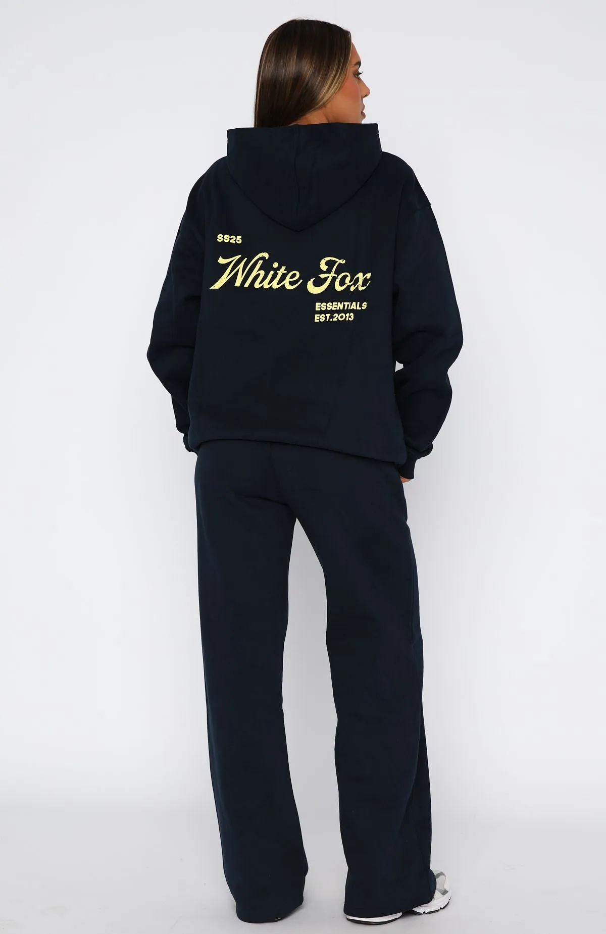 The Good Life Wide Leg Sweatpants Navy Perfect Comfort