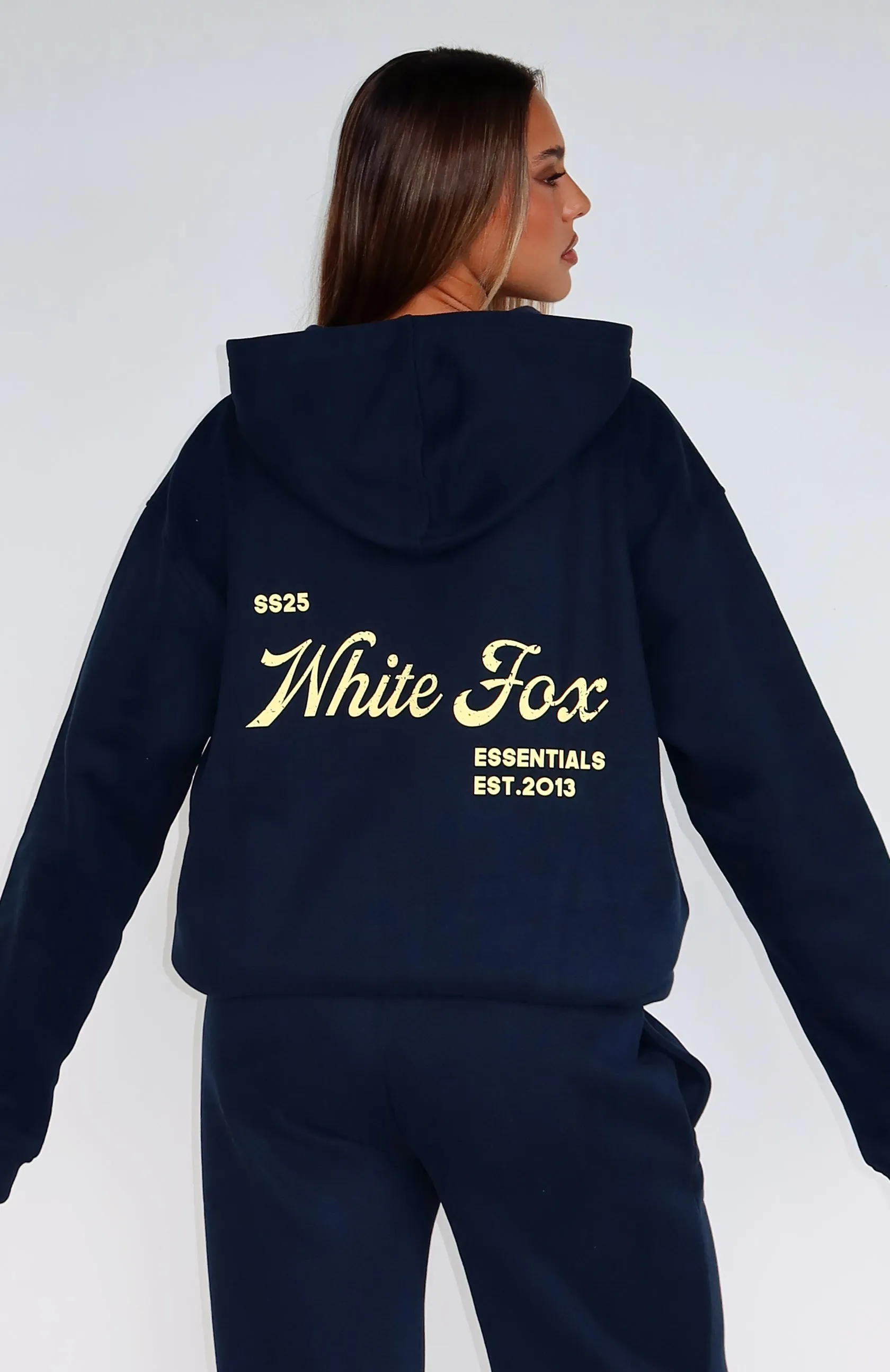 The Good Life Wide Leg Sweatpants Navy Perfect Comfort