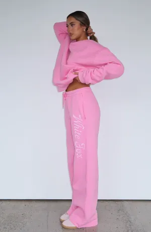 Elastic waist The Good Life Wide Leg Sweatpants Pink