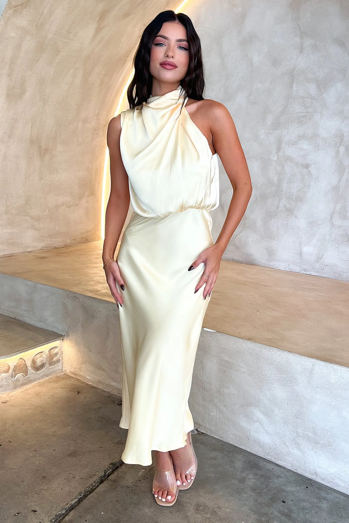 Timeless Choice Santorini Maxi Dress - Yellow