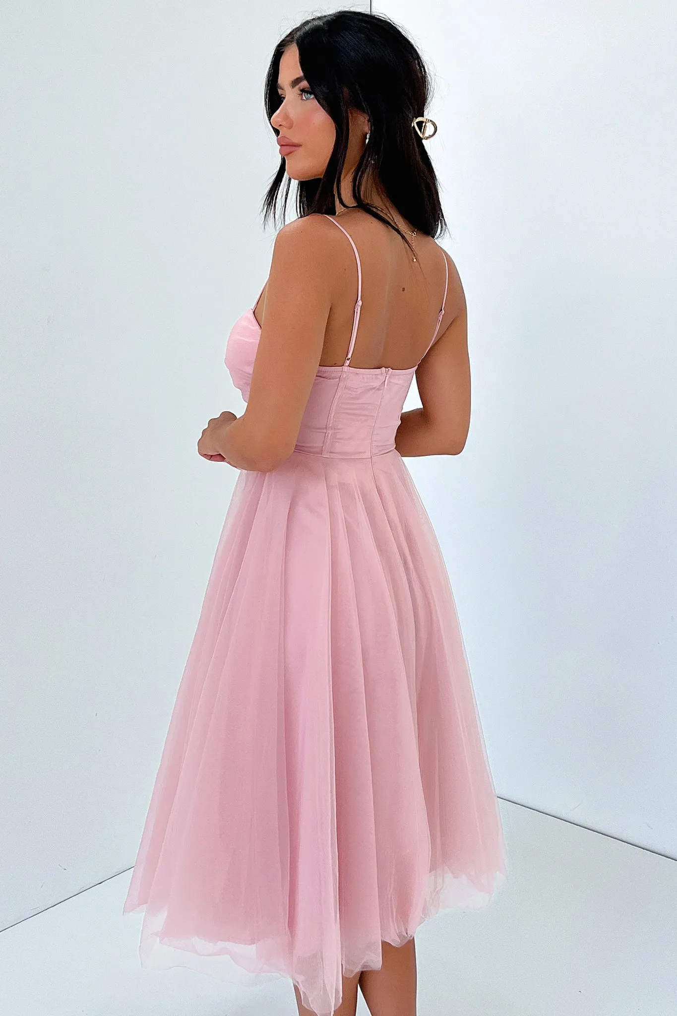 Travel Friendly Angelique Dress - Pink