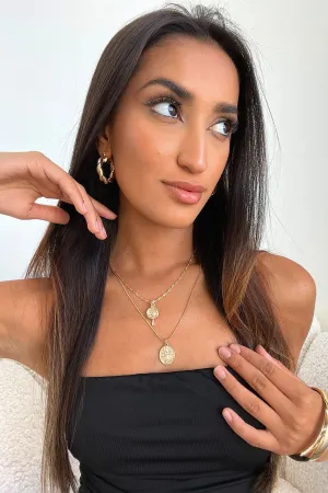 Rita Hoops - Gold Sophisticated gem-set rings