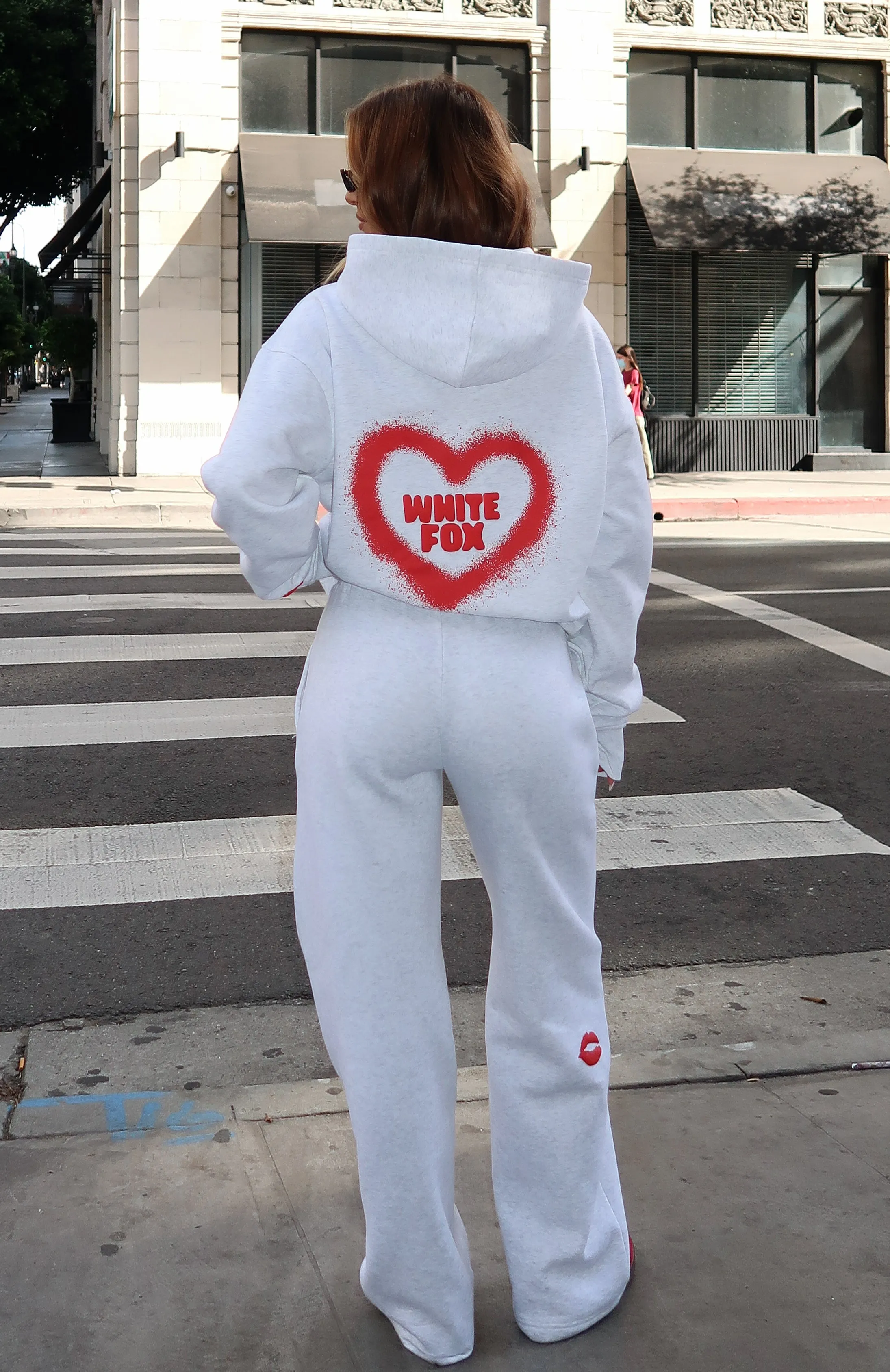 All Day Use Core Style 11th Street City Girl At Heart Wide Leg Sweatpants Cherry Glaze