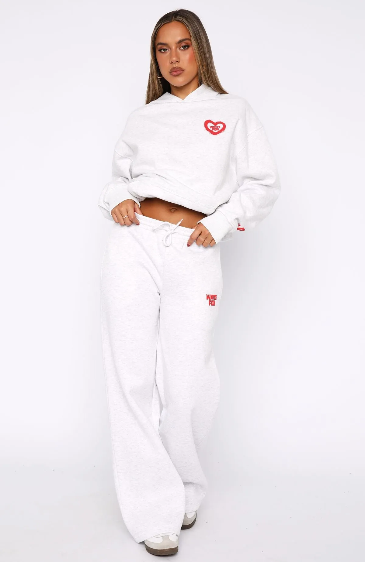 Trendy Comfort 11th Street City Girl At Heart Wide Leg Sweatpants Cherry Glaze
