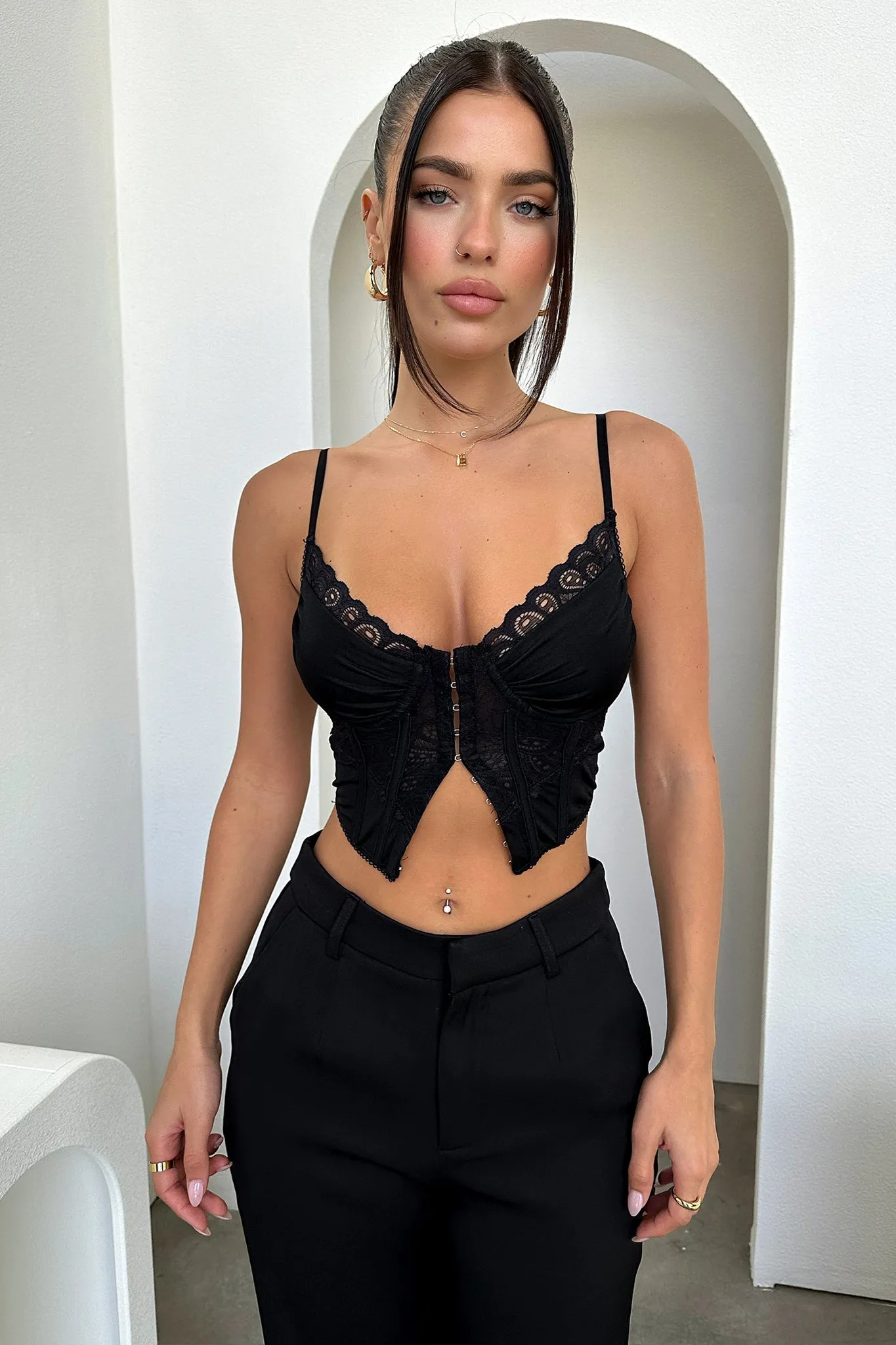 Trendy Comfort Alaric High Rise Pants - Black