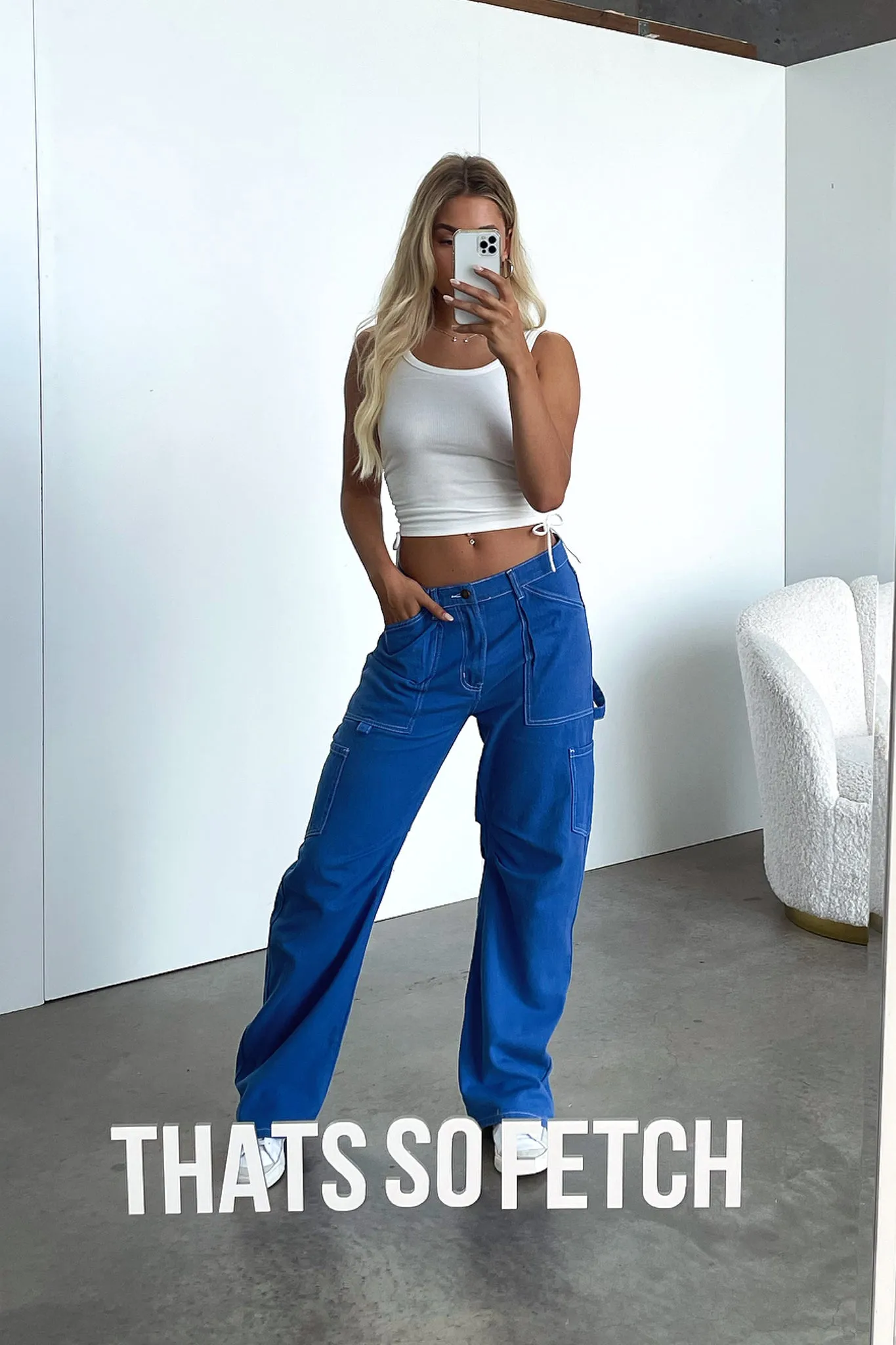 Trendy Design Lioness Miami Vice Pants - Royal Blue