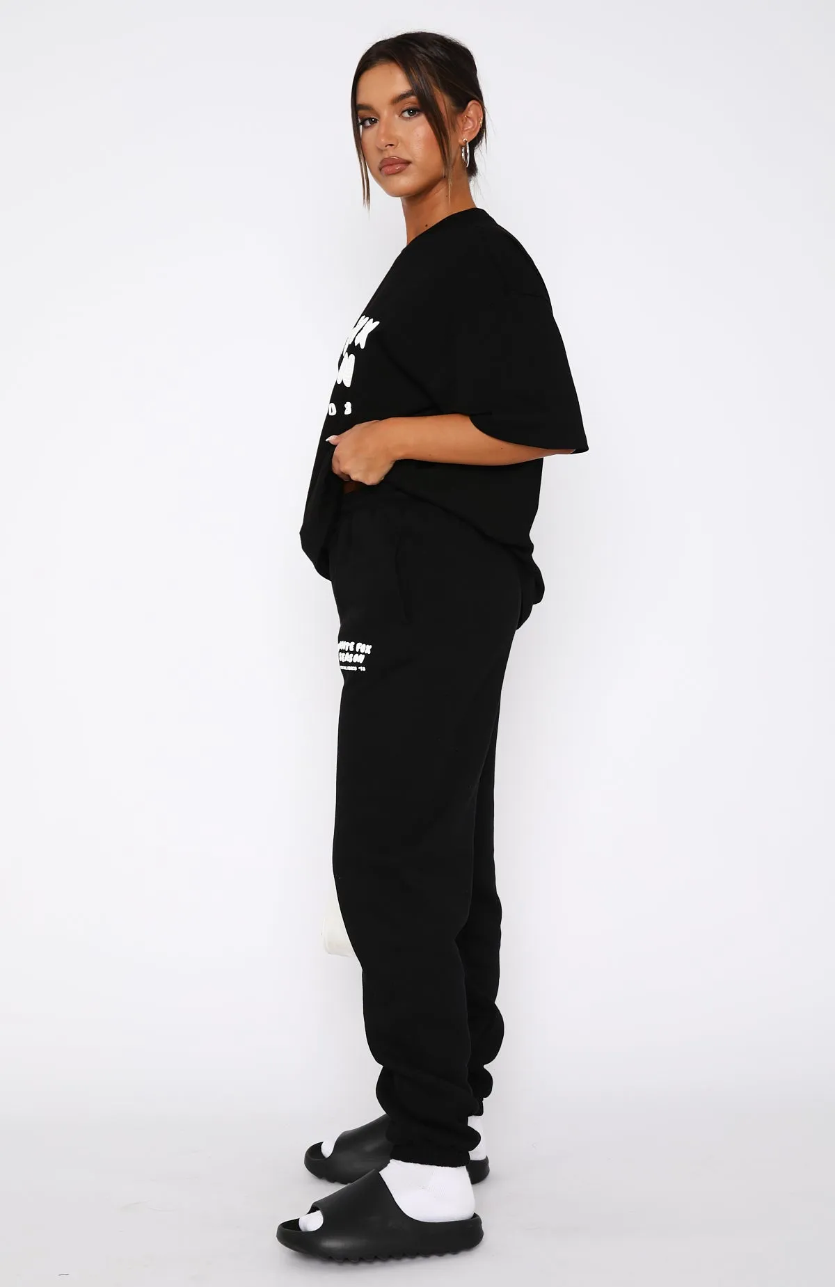 Trendy Design The Main Season Sweatpants Black