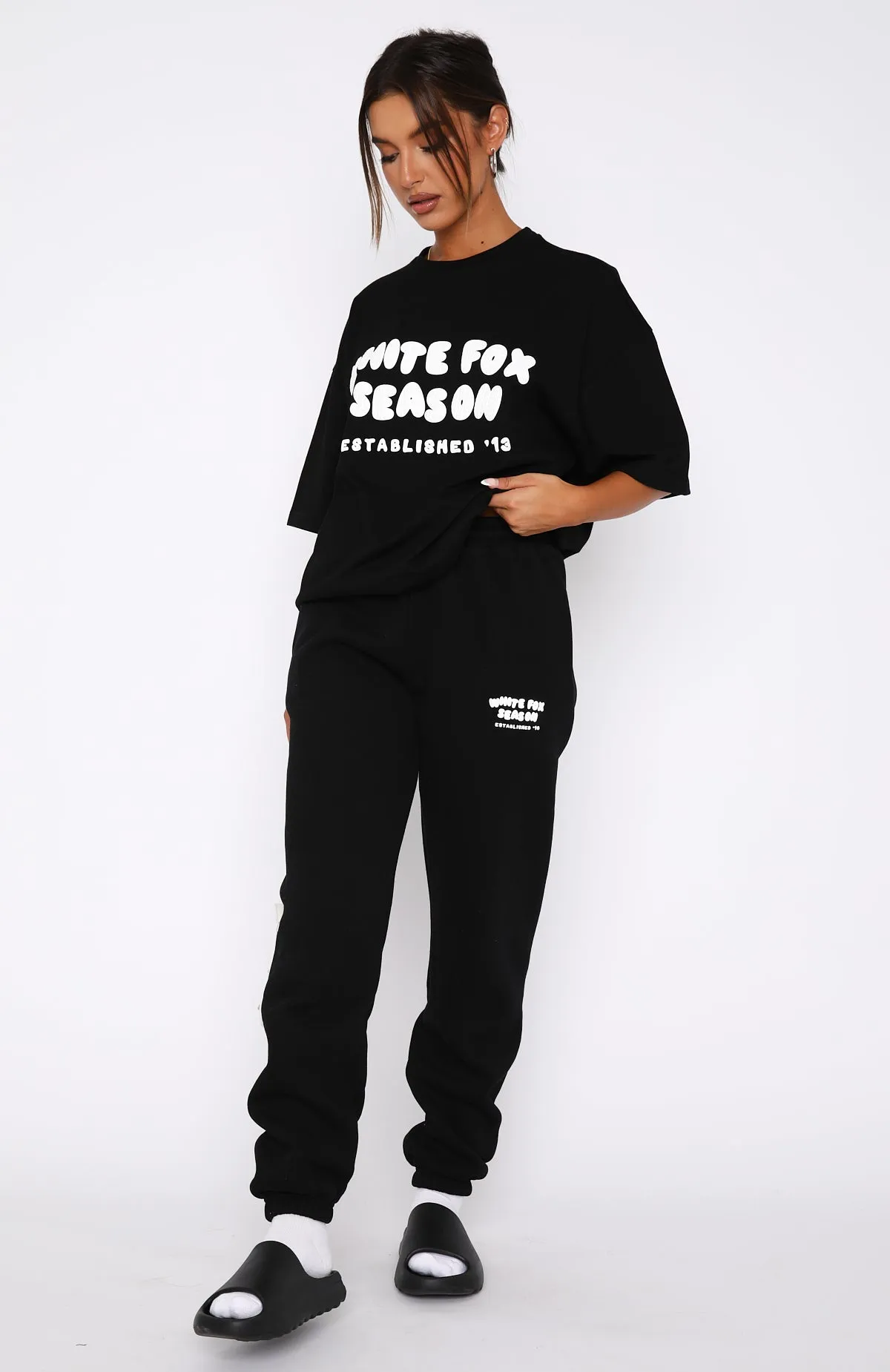 Trendy Design The Main Season Sweatpants Black