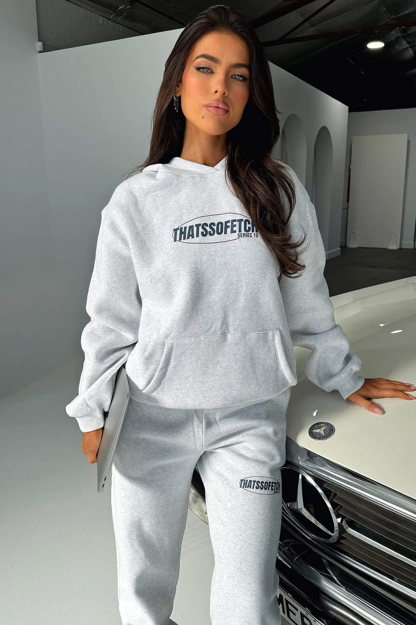 Trendy Oversized Series 10 Hoodie - Grey
