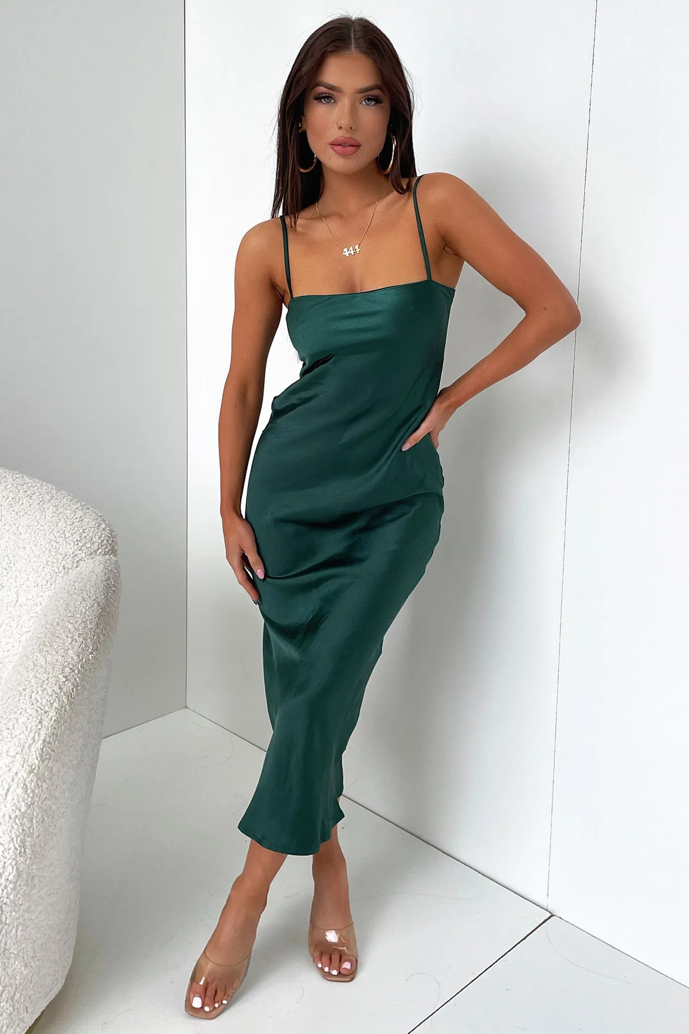 Midnight Dress - Emerald Travel Light