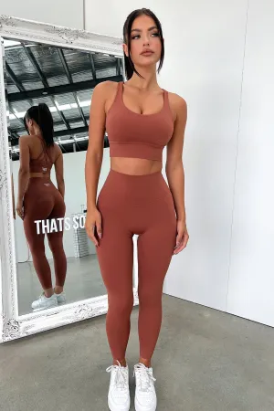 True Tights - Brown Premium Stretch Formal Look