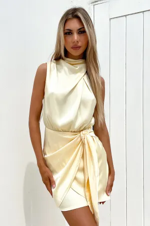 Santorini Mini Dress - Yellow Star Look