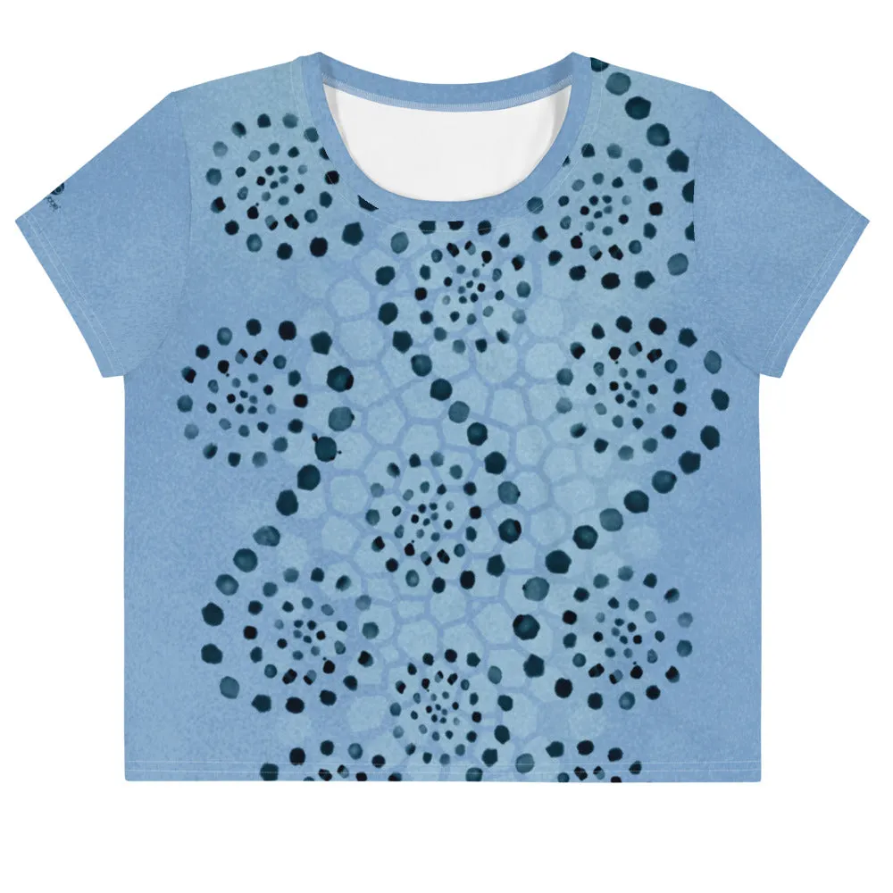 Unique Style Radiant Swirls Loose Crop Top