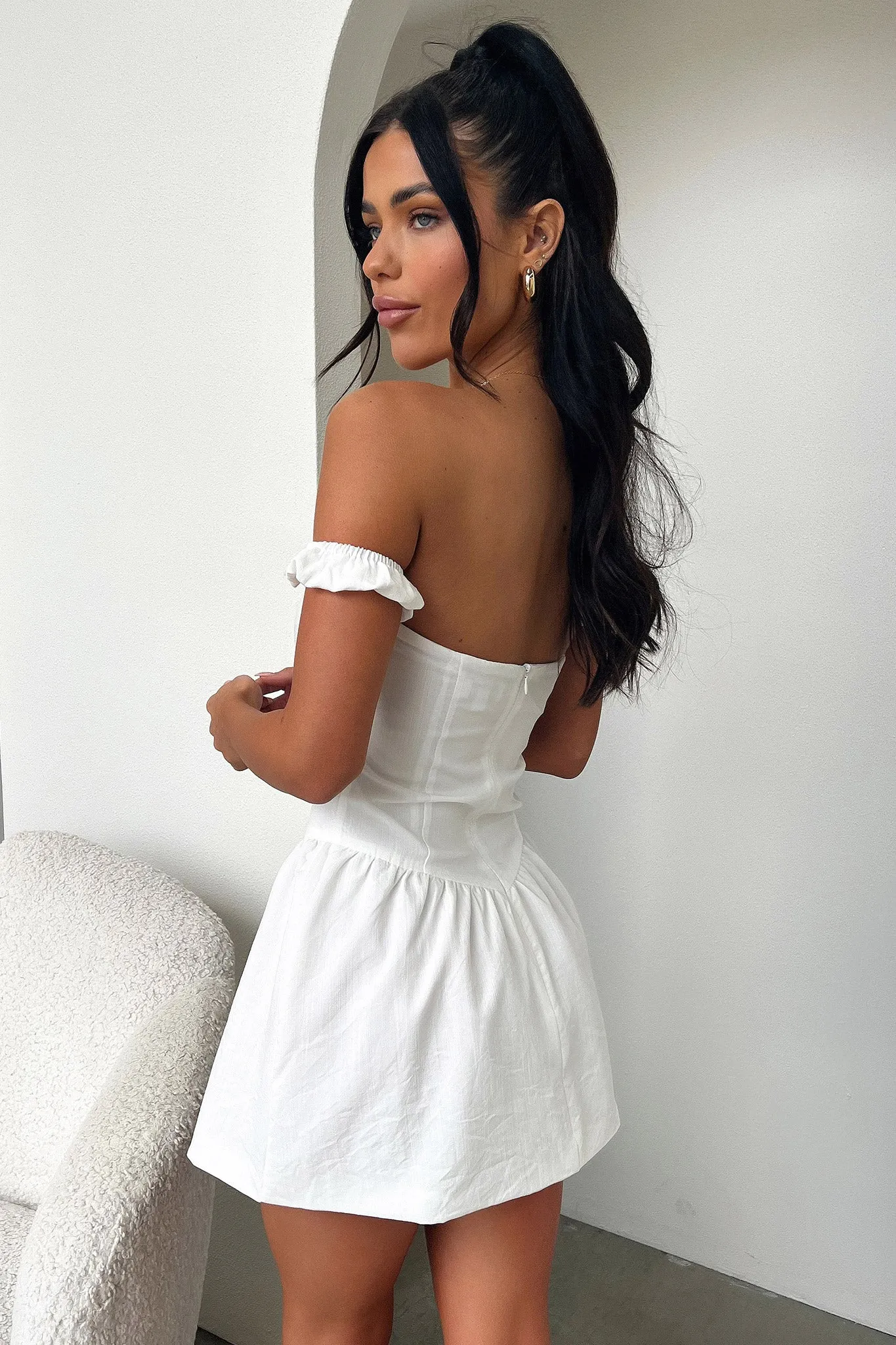 Urban Cool Juliet Dress - White