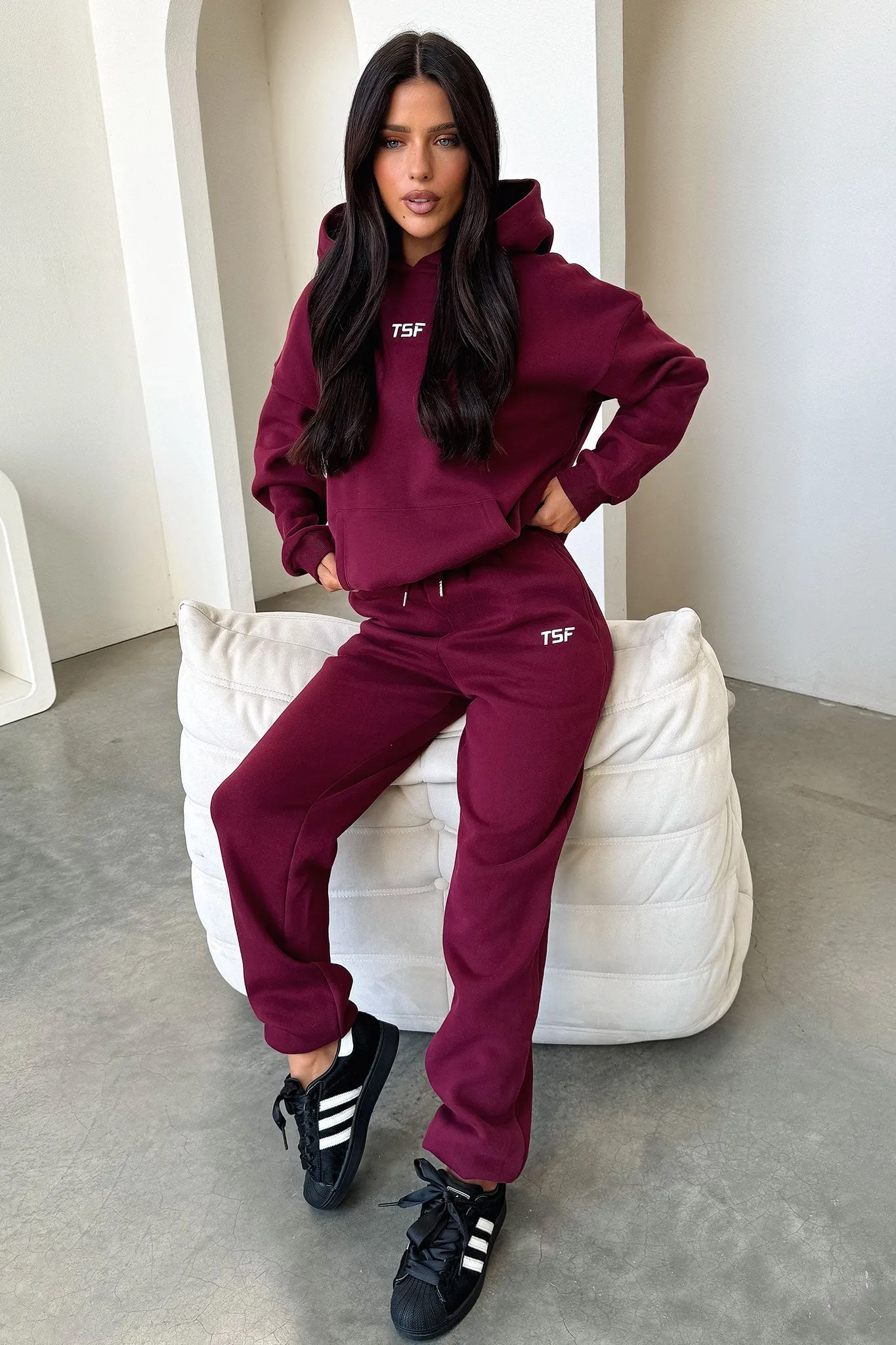 Urban Style Kaztek Hoodie - Maroon