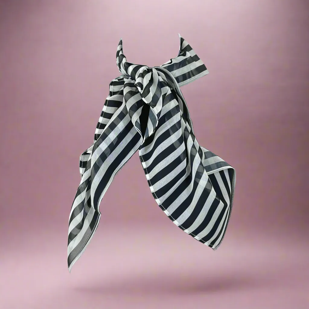 Vintage-Inspired Hair Scarf Street Ready