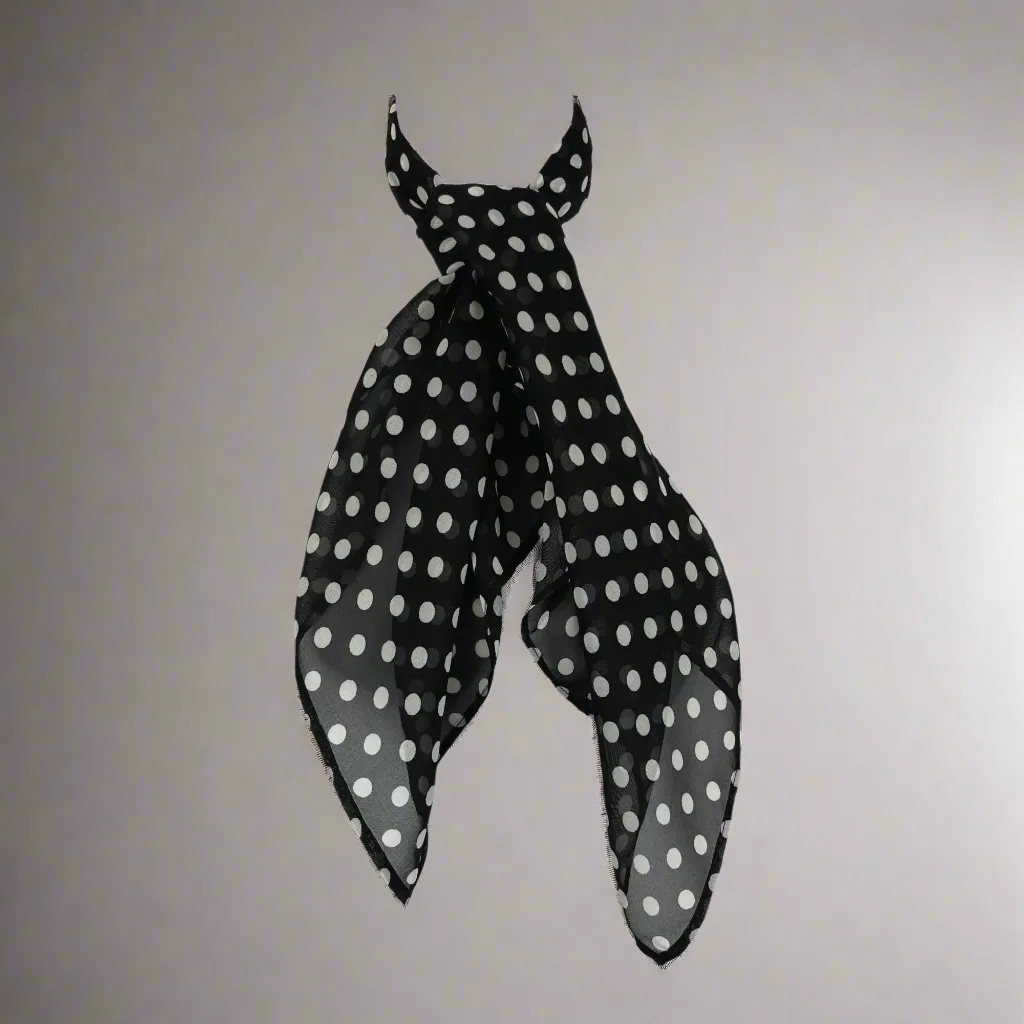 Vintage-Inspired Hair Scarf Street Ready