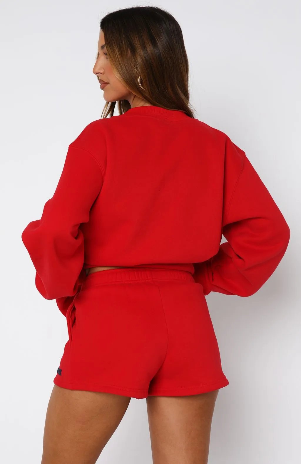warm weather Give It A Try Lounge Shorts Red