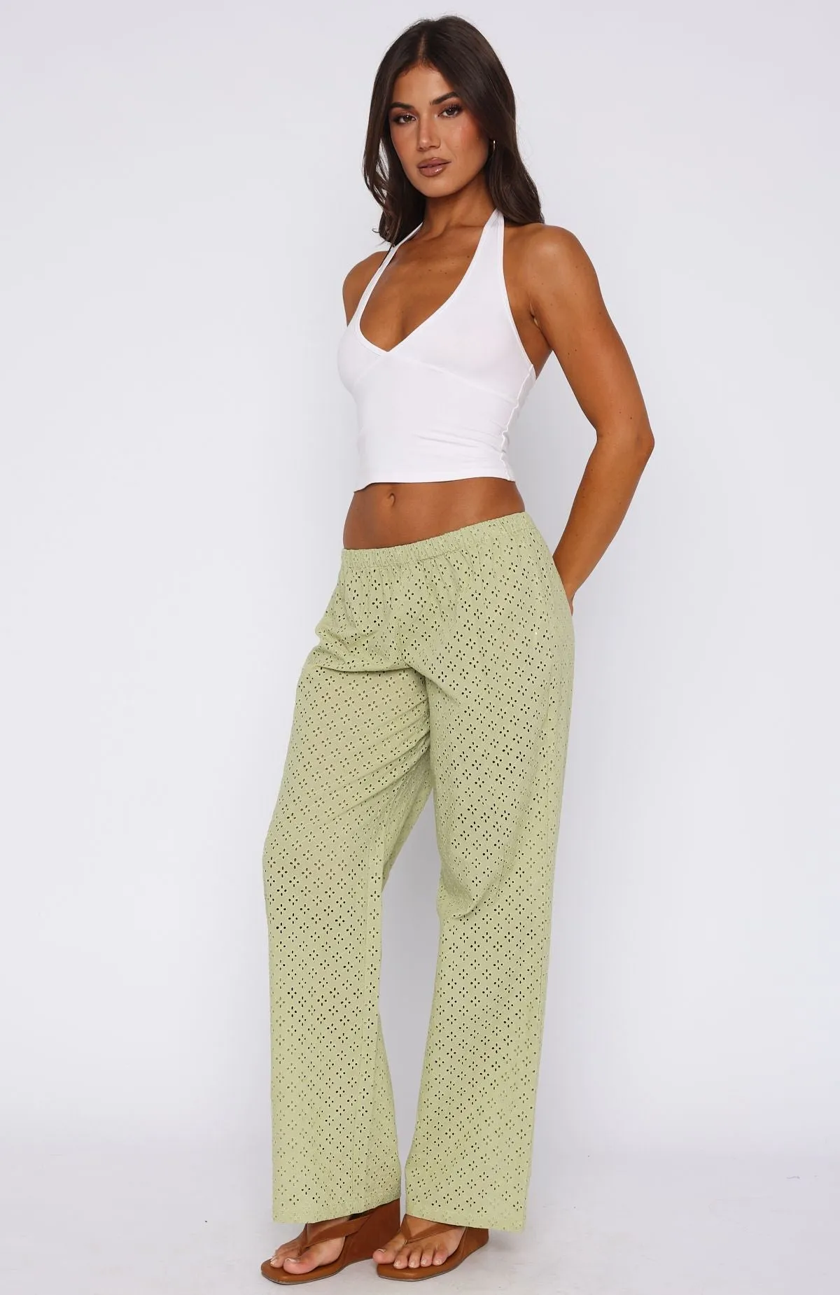 water-repellent Lost For A While Pants Olive