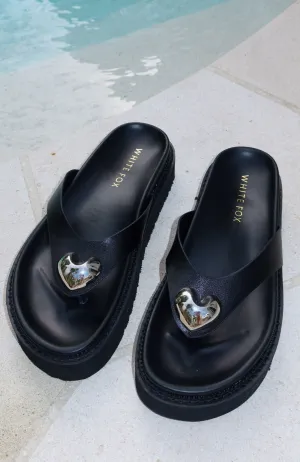 Beach Ready Julijana Sandals Black
