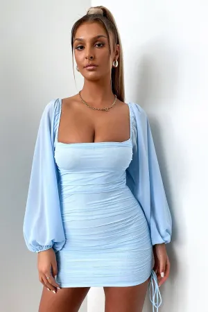 Lorde Dress - Blue Event Glow