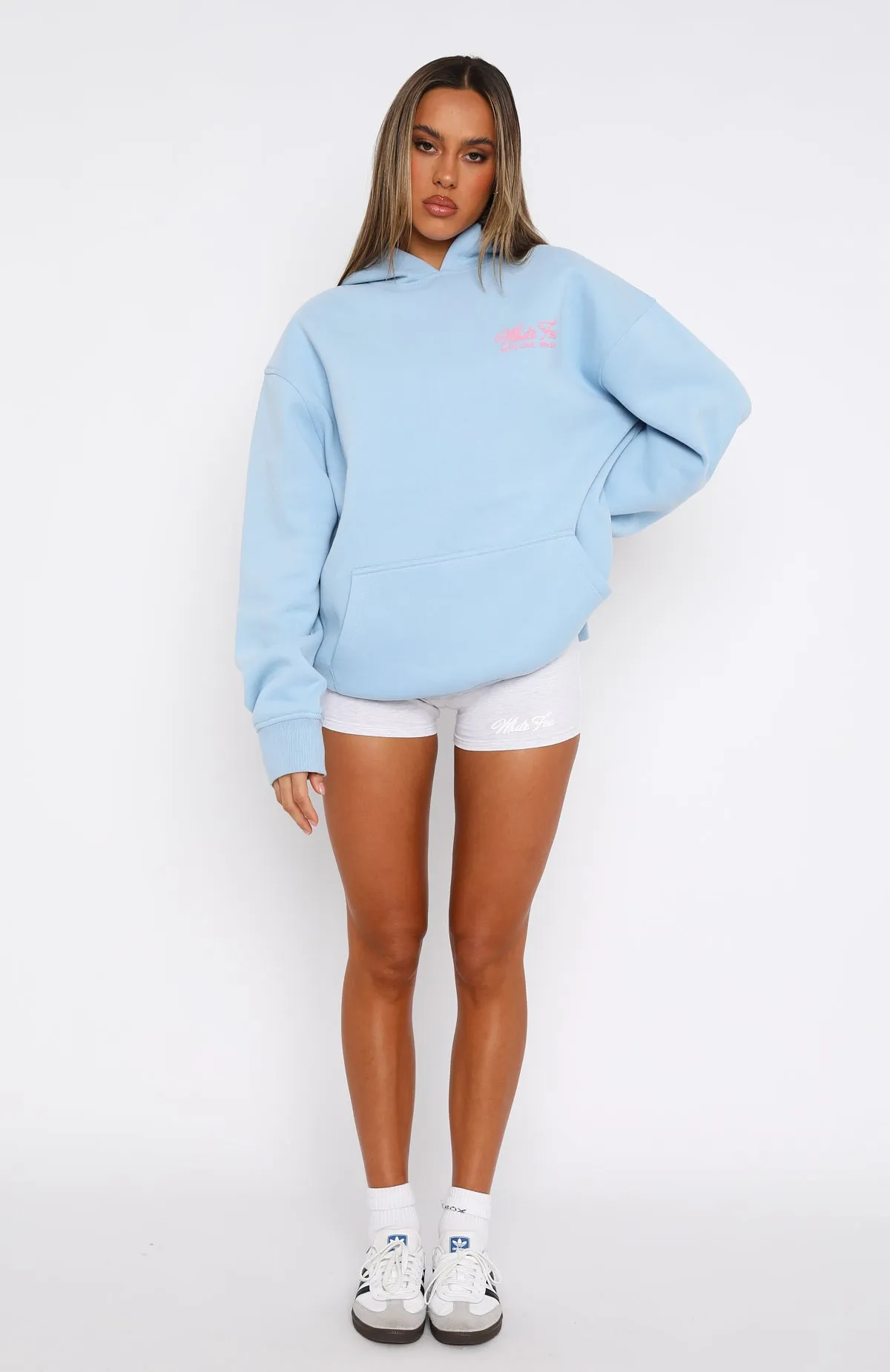 With Love Bike Shorts Grey Marle Bold Style